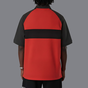 Polo pour homme OEM 100% coton, chemise pour homme 220g, logo brodé, tissu piqué tricoté 2 couleurs, séchage rapide, vêtements décontractés pour homme - Product Image 2