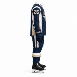 Custom Sublimated Unisex Ice Hockey Uniform Sets Professional Team Sportswear Breathable Quick Dry for Matches Wear - Product Image 3