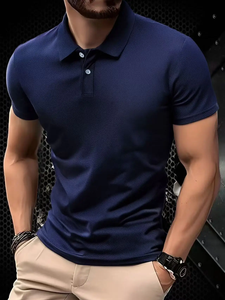 Maillot de sport uni 2026 pour homme, ultra-léger, séchage rapide, respirant, anti-transpiration, polyester/coton, idéal pour le fitness - Product Image 2