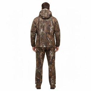 Ensemble uniforme tactique de camouflage multicolore respirant avec chemise de randonnée et pantalon cargo pour les aventures en plein air - Product Image 2