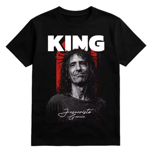 T-shirt blanc à manches courtes pour homme personnalisé avec imprimé visage de dessin animé dessiné à la main, col rond, style décontracté, coupe régulière, jersey en coton - Product Image 5