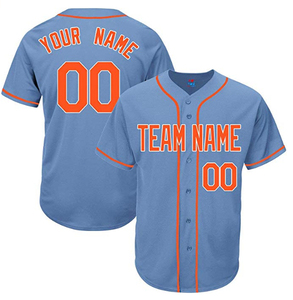 Maillot de baseball personnalisé brodé style chemise – Vente en gros à prix abordable, meilleur design, personnalisation incluse - Product Image 1