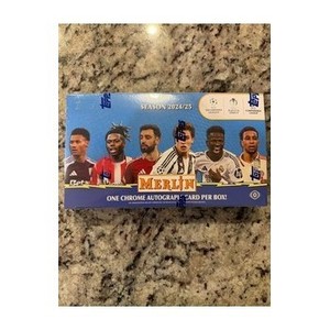 Caja Coleccionable de Fútbol Merlinn Chrome-Europe League 2024/2025 Original - Product Image 1