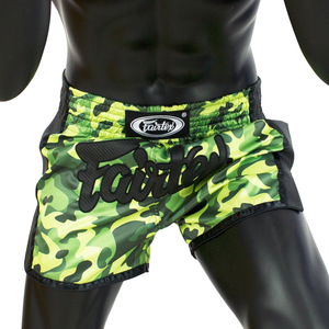 กางเกงมวยไทย Fairtex ขายดี กางเกง MMA สั่งทำพิเศษ OEM ปักโลโก้ด้านหน้า ผ้าซาตินใส่สบาย กางเกงคิกบ็อกซิ่ง แห้งเร็ว - Product Image 3