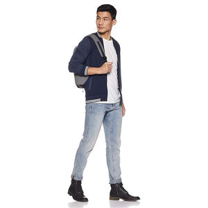 Chaqueta Varsity de Lana de Alta Calidad para Hombre, Chaqueta Letterman de Invierno con Parches de Chenilla en la Parte Delantera, Venta Directa de Fábrica - Product Image 4