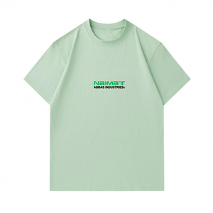 เสื้อยืดคอตตอนสตรีทแวร์ทรงโอเวอร์ไซส์ ไหล่ตก พิมพ์ลายคุณภาพสูง เนื้อผ้าหนา สำหรับผู้ชาย - Product Image 4