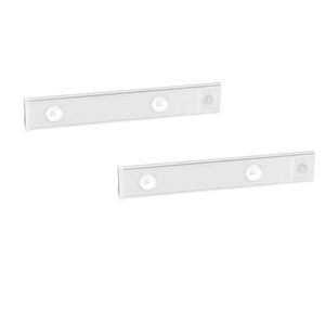 Lot de 2 lampes LED à intensité variable pour armoire, avec détecteur de mouvement, sans fil, 3 couleurs, rechargeables, pour armoires de cuisine - Product Image 2