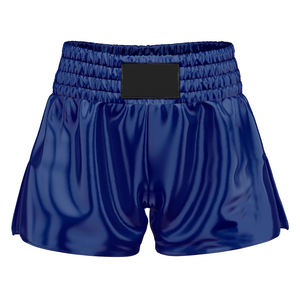 Professional Men's Lightweight MMA Training Fight Shorts Satin Vintage Front High Waist Drawstring Closure Breathable Quick Dry - Product Image 1