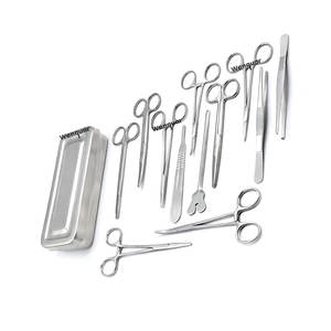 Ensemble d'instruments chirurgicaux professionnels de 13 pièces Wenquar, vente chaude, outils en acier inoxydable pour les cliniques et les hôpitaux - Product Image 1