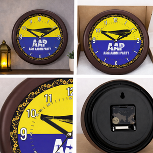 Reloj de Pared Moderno y Silencioso de Cuarzo con Diseño de Político Indio, Impresión Digital Personalizada para Oficina Profesional, Día de la Madre, Navidad - Product Image 4