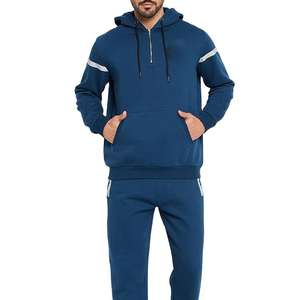 Conjunto Deportivo Personalizado para Hombre, Primavera 2026, Estilo Urbano, Estampado Sólido, Ligero, de Algodón y Felpa, Transpirable, de Secado Rápido - Product Image 4
