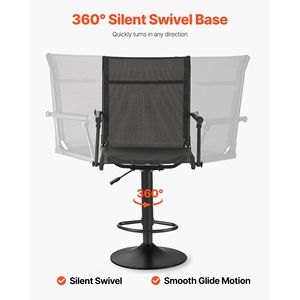 Sedia Girevole Silenziosa a 360 Gradi Leggera per Caccia e Pesca con Braccioli Imbottiti e Telaio in Acciaio Resistente - Product Image 3
