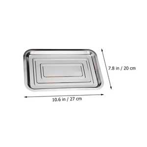 Plateau de service décoratif en métal élégant pour salon et espaces hôteliers, idéal pour servir des collations et ajouter du charme aux intérieurs - Product Image 3