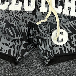 Embroidery <b>Shorts</b> for Men OEM Custom Streetwear <b>Shorts</b> Wholesale Factory Rate Men <b>Short</b> 350 GSM Fleece Screen Printed - Product Image 3
