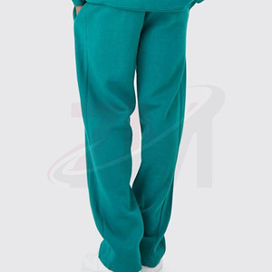 Men's Teal Hooded Tracksuit Set With Skull Print Full Sleeve Loose Fit Autumn Wear 100% Cotton Streetwear Joggers With Front <b>Log</b> - Product Image 4