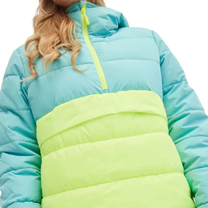 Women Hooded Waterproof <b>Puffer</b> <b>Jackets</b> Breathable Double Breasted Solid Colors Winter Clothes Girls' <b>Crop</b> Plus Size - Product Image 4