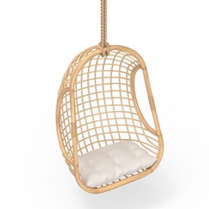 Fauteuil suspendu en rotin au meilleur prix, chaise balançoire en rotin de haute qualité, fauteuil lune artisanal. - Product Image 1