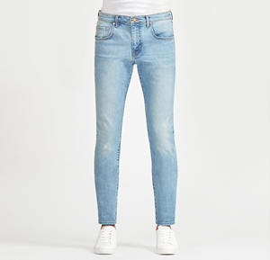 กางเกงยีนส์เดนิมทรงสลิมฟิตคุณภาพสูงสำหรับผู้ชาย ราคาขายส่ง คอลเลคชั่นปี 2026 กางเกงยีนส์ฟอกแบบสั่งทำ กางเกงขายาวผู้ชาย ผู้ผลิตสำหรับเด็กผู้ชาย - Product Image 3