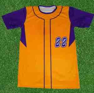 ปรับแต่งเสื้อเบสบอลลายทาง แขนสั้น คอวี ติดกระดุม มีแถบลาย ขนาดพลัสไซส์ ระบายอากาศได้ดี แห้งเร็ว - Product Image 5