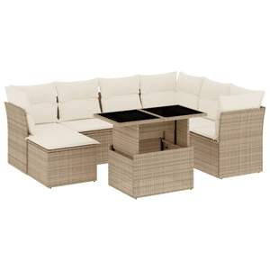 Ensemble de canapés de jardin beige - Product Image 2