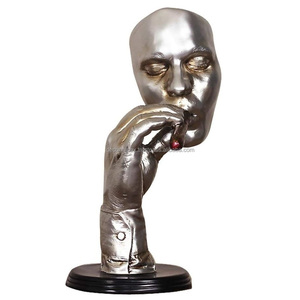 Esculturas de Aluminio Fundido de Alta Calidad y Estilo Moderno, Arte Abstracto en Metal, Decoración para el Hogar, Decoración de Mesa, Marca Impex, Mejores Precios - Product Image 1