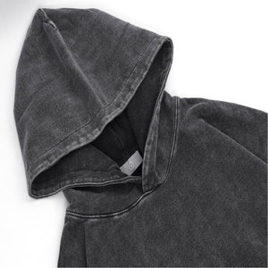 Vente Flash : Sweat à Capuche Vintage à Épaules Tombantes, Grande Taille, Pulls à Capuche Personnalisés, Sweat-shirt Oversize Unisexe pour Homme - Product Image 3