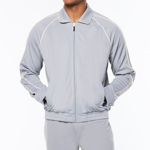 OEM ODM Custom <b>Sports</b> <b>Apparel</b> Zipper Tracksuit for Running Exercise Gym Training Manufacturer Wholesale Supplier - Product Image 4