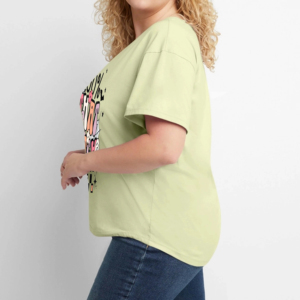 T-shirt personnalisé pour femme, imprimé, uni, respirant, séchage rapide, coton et polyester, grande taille, coupe courte, décontracté, été, avec logo OEM - Product Image 6