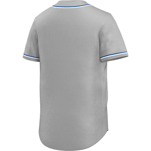 Maillot de baseball streetwear oversize unisexe à épaules tombantes, personnalisable, en maille respirante avec boutons sur le devant - Product Image 3