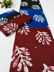 Wholesale South African Wax Print 100% Cotton Fabric Bold Pattern for Clothing Craft Accessories Market - Product Image 5