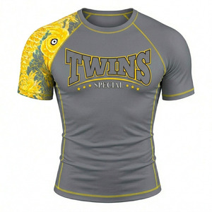 Maillot de compression haute performance à manches courtes pour le grappling, l'entraînement, la remise en forme et la salle de sport - Product Image 5