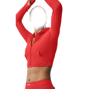 Conjunto de 2 Piezas Premium Personalizado: Chaqueta con Cierre y Pantalones Cortos Micro para Mujer, Ropa Deportiva Suave y Cómoda, Estilo Athleisure, con Logotipo Personalizado - Product Image 6