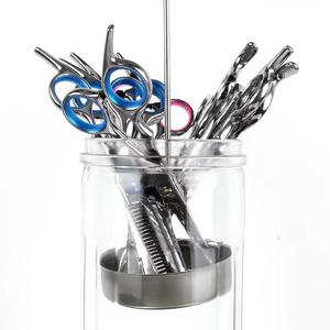 IKZARSA Professional 37 Oz Pot de stérilisation professionnel en plastique et métal pour barbier, bac de désinfection pour outils de salon, conteneur pour ciseaux et rasoirs - Product Image 6