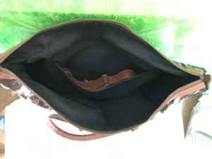 Sac à main d'épaule de créateur pour femme, en cuir véritable avec fourrure, élégant, grand format, avec fermeture éclair, vente en gros LHTB-0056 - Product Image 4