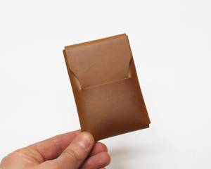 Factory Custom Stitchless Leather <b>Wallet</b> Eco Friendly Sustainable No Stitch Mini Card <b>Holder</b> For Bulk Export SLW-0018 - Product Image 5