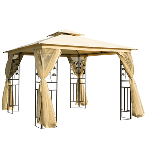 Gazebo/Pérgola para Patio, Espacio de Vida al Aire Libre con Elegante Toldo para Sombra y Comodidad - Product Image 5