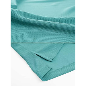 Polo de golf en mélange de coton, tissu doux, respirant, facile d'entretien, résistant aux plis, col classique. - Product Image 3