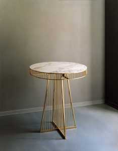 Modern Luxury <b>Coffee</b> <b>Table</b> Linked Chain Pillar Base Non Slip <b>Display</b> Decorative <b>Tables</b> For Home Office Furniture Accessory - Product Image 3