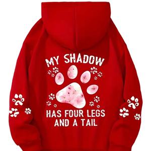 Sweat à capuche en molleton surdimensionné de haute qualité pour adulte Design à carreaux personnalisé avec style pull à la mode pour les femmes - Product Image 1