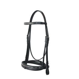 ALR EQUESTRIANS Customizable Western Riding Horse <b>Bits</b> Durable Leather Equestrian Rein with Fancy Stitching and Logo - Product Image 5