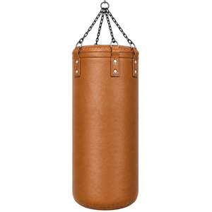 Sac de frappe en PU gris, couleur unie, design léger, double fermeture à anneau pour l'entraînement des adultes - Product Image 3