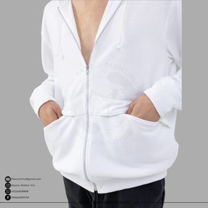 Sudadera con Capucha de Invierno de Primera Calidad, 100% Algodón, Bordada, con Logotipo Personalizado, Panel Ventilado, para Gimnasio, Running, Entrenamiento, Unisex - Product Image 3