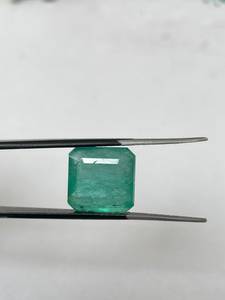 Piedra Preciosa de Esmeralda Verde Natural, Corte Octogonal Escalonado, Esmeralda Suelta, Genuina Piedra Preciosa de Berilo - Product Image 4