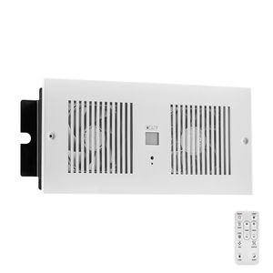 Ventilatore da parete 2-in-1 da 300 CFM con telecomando e controllo della temperatura (4 pollici) - Product Image 1