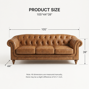 Vietnam Factory Luxury Leather Button Tufted <b>Sofa</b> Bed with Eco-Friendly <b>Foam</b> Cushions Modern 3 Seater for Villa Living Room Deco - Product Image 4