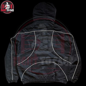 Trajes Urbanos Personalizados de Última Generación 2026 Black Night Memory con Ribete Reflectante, Cierre Completo con Cremallera y Capucha Ajustable - Product Image 2