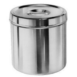 Bandeja universal redonda para cuenco Instrumentos Almacenamiento de cubiertos quirúrgicos Tarro de acero para aderezo - Product Image 5