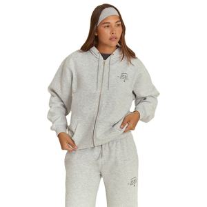 Sudadera con Capucha Ligera y Sencilla de Moda para Mujer, Venta al por Mayor, con Bolsillos, Cierre de Cremallera, Informal, Transpirable, Parte Delantera - Product Image 1