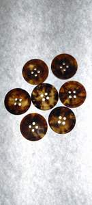 Bouton unique en corne de buffle pour manteau ou chemise, produit naturel, meilleure qualité, couleur naturelle - Product Image 3