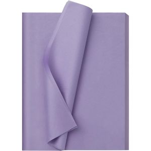 Carta Velina Lavanda per Artigianato, 115 Fogli 14 x 20 Pollici, Carta da Regalo Viola Chiaro, Carta Velina per Confezioni Regalo in Confezione Convenienza - Product Image 1